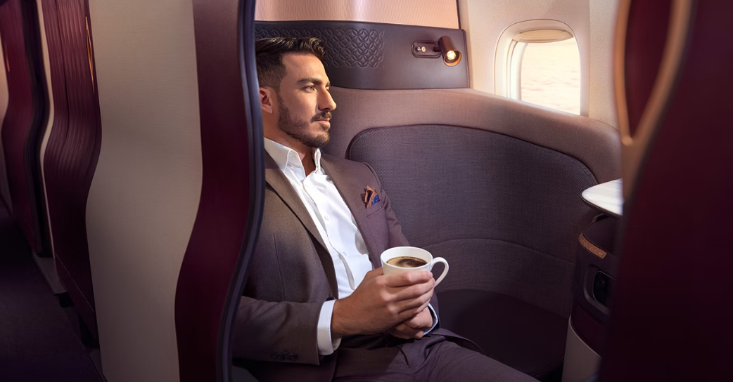 IAH → Doha: 59K Points in Qsuites