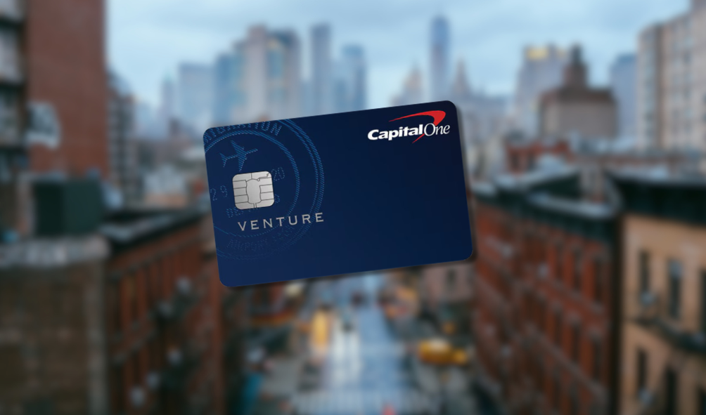 Capital One Venture travel credit welcome offer details showing $250 portal credit and 75,000 bonus miles