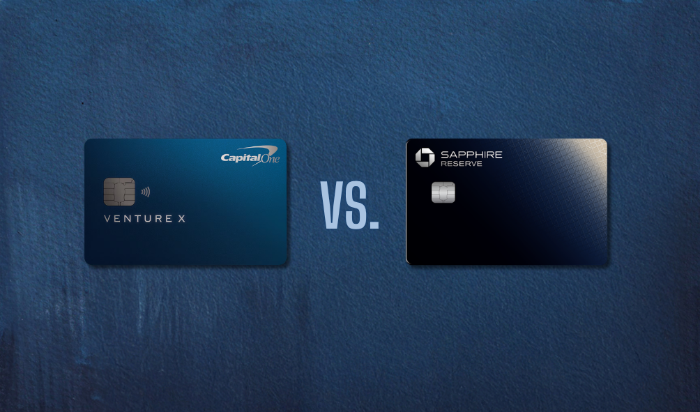 Venture X vs Sapphire Reserve premium travel credit cards comparison