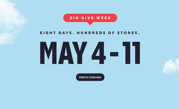RAkuten Big Give Week 2026
