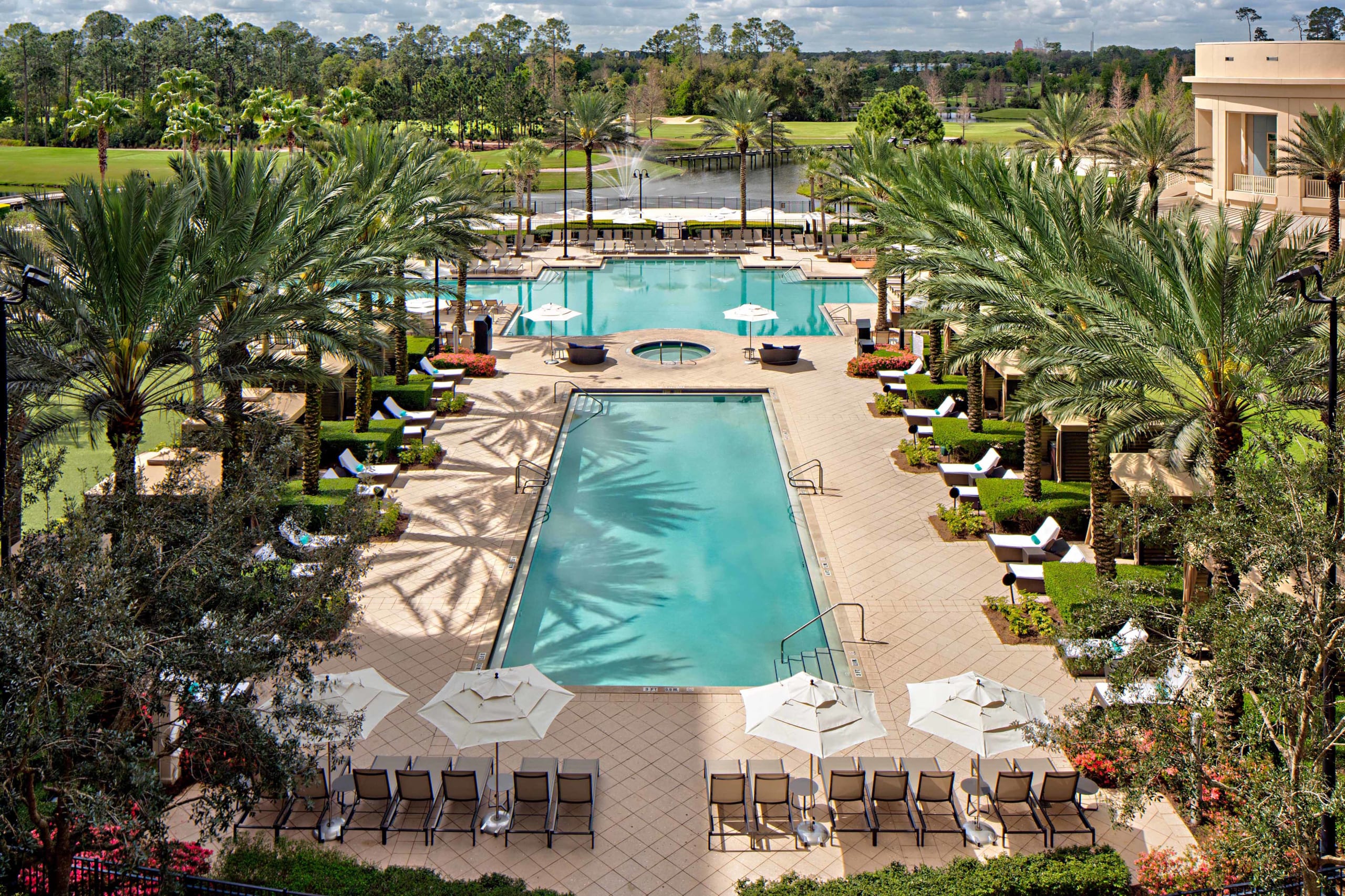 Best Fine Hotels and Resorts luxury hotel exterior with pool view