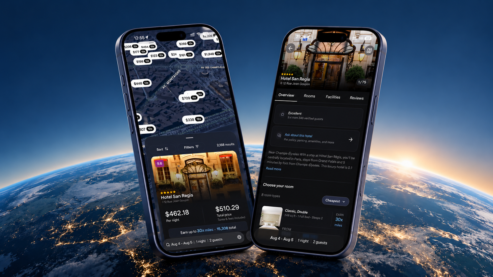 Rove Miles promotion Rove the World graphic showing boosted earning rates on travel merchants